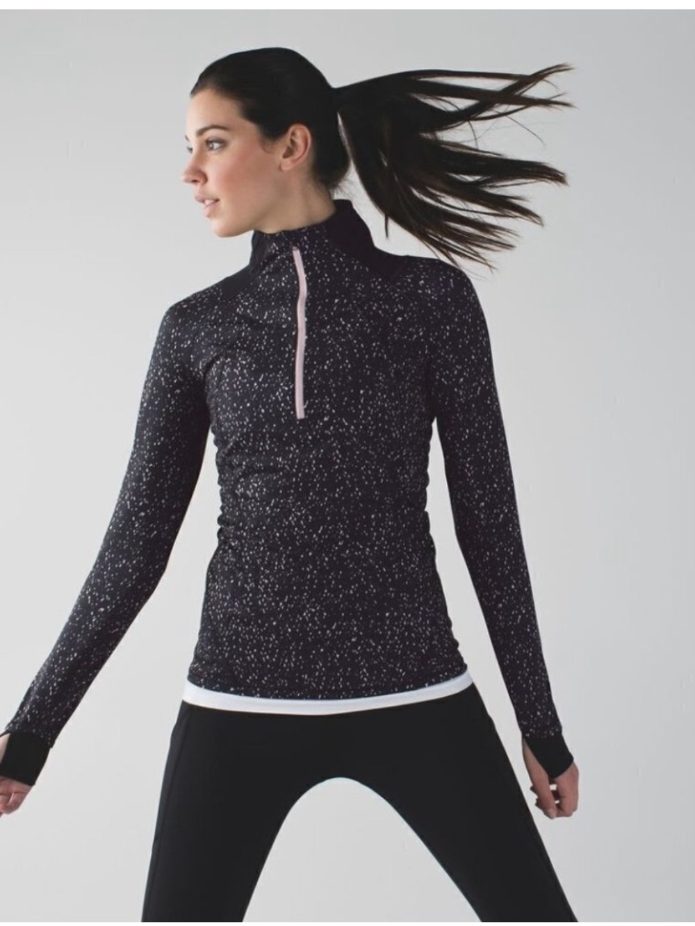Lululemon Go the Distance 1/2 Zip size 4